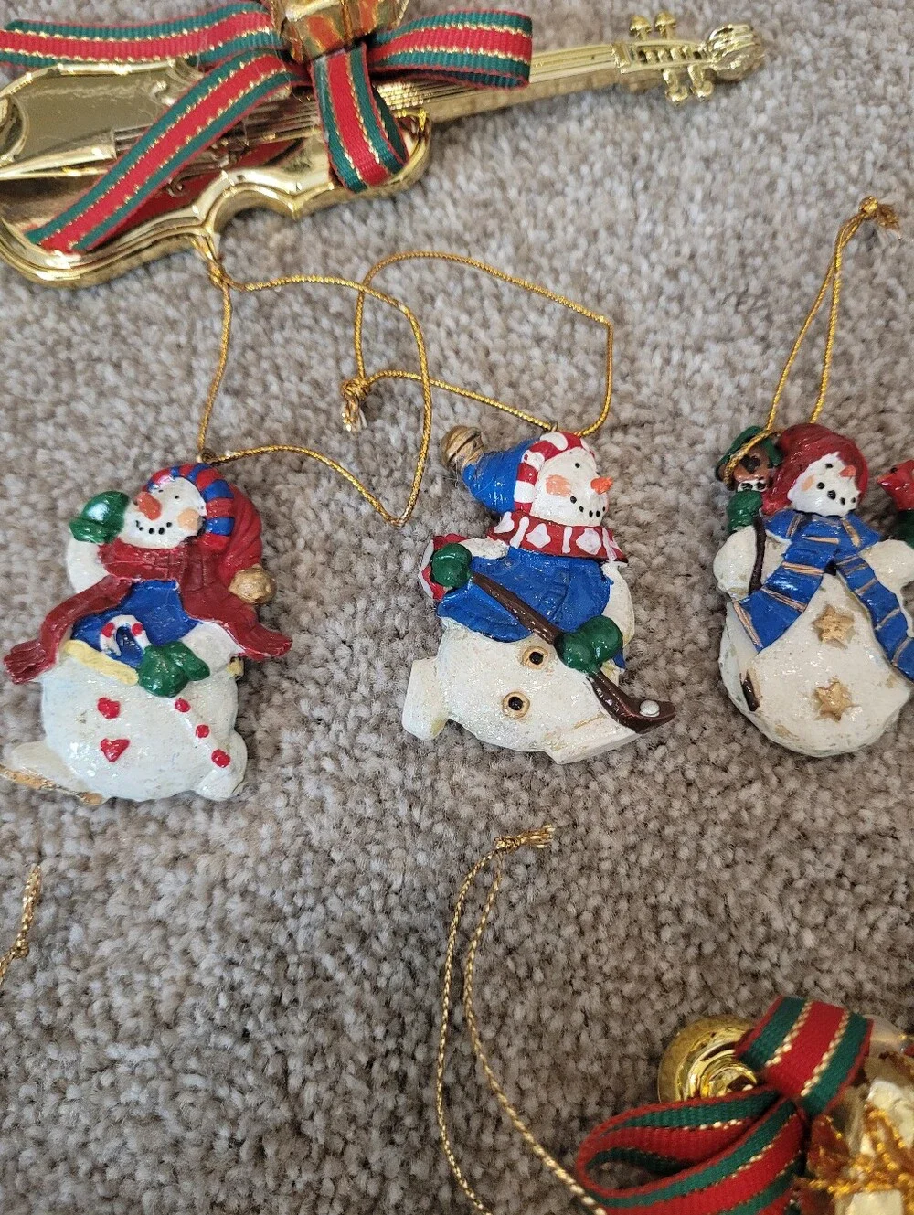 Christmas Holiday Tree Ornaments 9 Peices